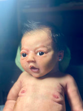 Load image into Gallery viewer, CUSTOM Full body silicone baby girl Zinzi with armatures &amp; HAIR
