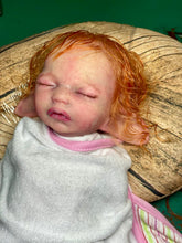 Load image into Gallery viewer, AVAILABLE full body silicone baby fairy LILA in soft blend WITH HAIR
