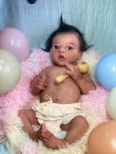 Load image into Gallery viewer, CUSTOM Full body silicone baby girl Zinzi with armatures &amp; HAIR
