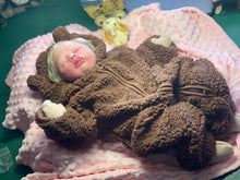 Load image into Gallery viewer, AVAILABLE silicone cuddle baby Harlow (sculpted by Lisa Sylvia), brought to life by Nadine Dolotova

