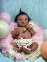 Load image into Gallery viewer, CUSTOM Full body silicone baby girl Zinzi with armatures &amp; HAIR
