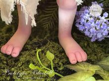 Load image into Gallery viewer, BLANK vinyl kit Bluebell by Viviane Aleluia (includes: vinyl head, full limbs, non gender belly plate, fabric body &amp; SHIPPING)
