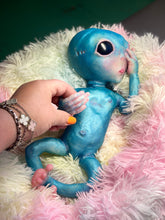 Load image into Gallery viewer, CUSTOM BLUE Full body silicone fantasy alien baby (girl/ boy/ non gender)
