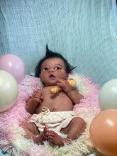 Load image into Gallery viewer, CUSTOM Full body silicone baby girl Zinzi with armatures &amp; HAIR
