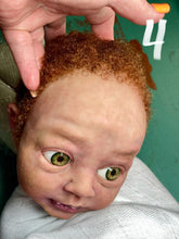 Load image into Gallery viewer, AVAILABLE Full body silicone baby boy Blu’ with armatures WITH HAIR
