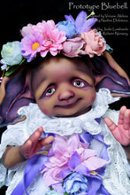 Load image into Gallery viewer, BLANK vinyl kit Bluebell by Viviane Aleluia (includes: vinyl head, full limbs, non gender belly plate, fabric body &amp; SHIPPING)
