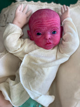 Load image into Gallery viewer, CUSTOM PROTOTYPE silicone cuddle baby Amelia in soft blend (including non gender silicone tummy plate)
