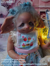 Load image into Gallery viewer, BLANK vinyl kit Bluebell by Viviane Aleluia (includes: vinyl head, full limbs, non gender belly plate, fabric body &amp; SHIPPING)
