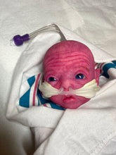 Load image into Gallery viewer, CUSTOM PROTOTYPE silicone cuddle baby Amelia in soft blend (including non gender silicone tummy plate)
