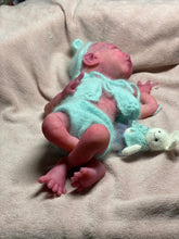 Load image into Gallery viewer, CUSTOM Prototype full body Silicone premature baby doll Amelia (baby girl ) in soft blend with armatures
