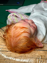 Load image into Gallery viewer, AVAILABLE full body silicone baby fairy LILA in soft blend WITH HAIR

