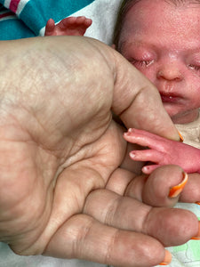 AVAILABLE Rooted Reborn premature baby Promise by Marita Winters