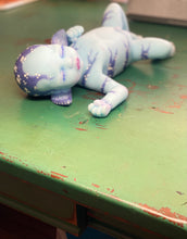 Load image into Gallery viewer, Custom full body silicone avatar inspired baby LILA in soft blend BALD
