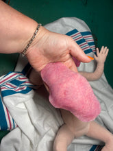 Load image into Gallery viewer, CUSTOM PROTOTYPE silicone cuddle baby Amelia in soft blend (including non gender silicone tummy plate)
