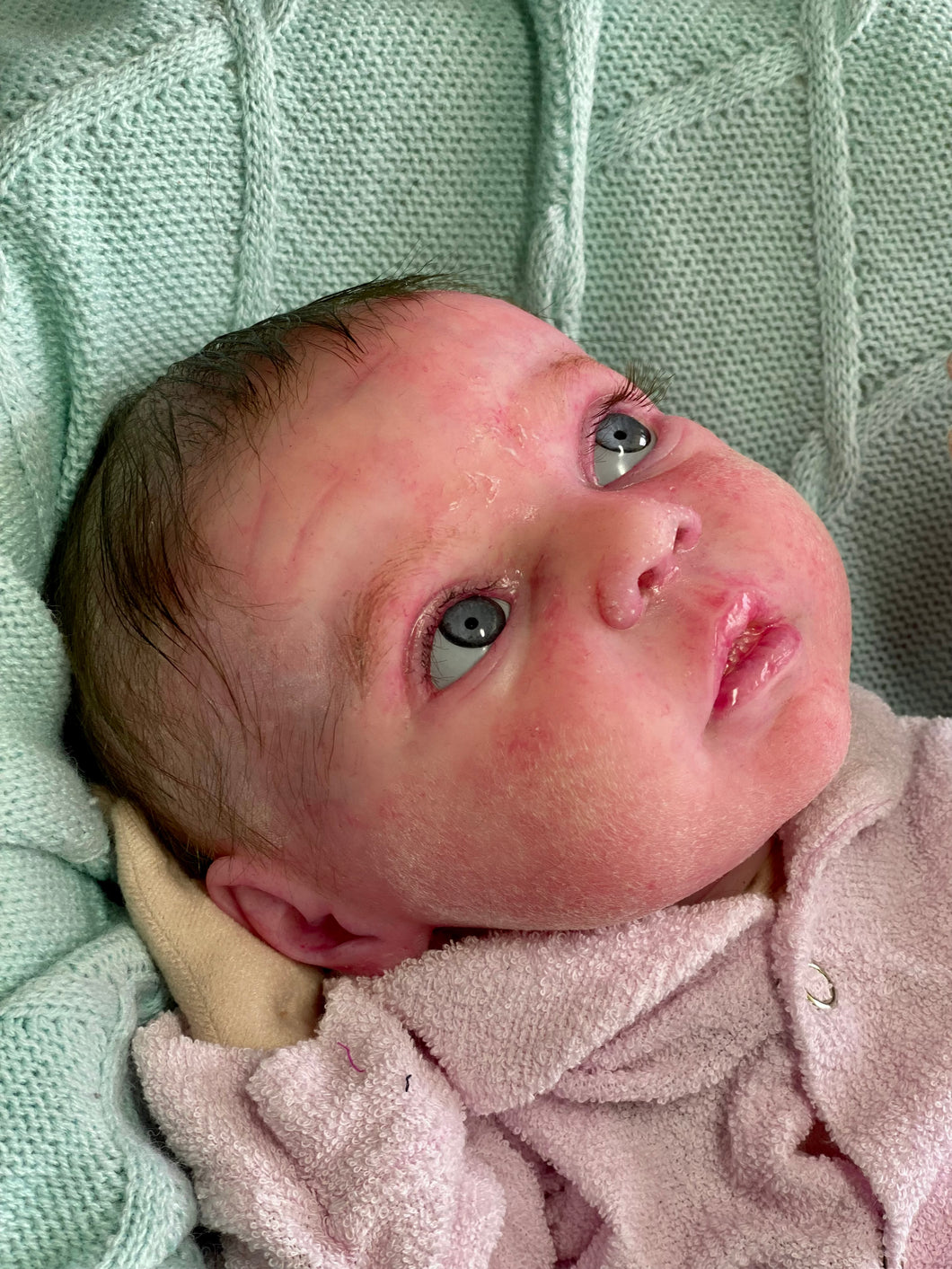 Custom Prototype silicone cuddle baby MAYVEN in super soft blend