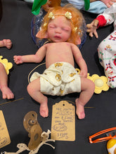 Load image into Gallery viewer, AVAILABLE full body silicone baby fairy LILA in soft blend WITH HAIR
