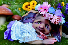 Load image into Gallery viewer, BLANK vinyl kit Bluebell by Viviane Aleluia (includes: vinyl head, full limbs, non gender belly plate, fabric body &amp; SHIPPING)
