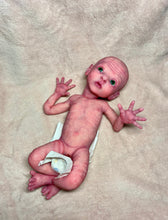 Load image into Gallery viewer, CUSTOM Prototype full body Silicone premature baby doll Amelia (baby girl ) in soft blend with armatures
