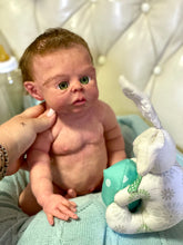 Load image into Gallery viewer, AVAILABLE Full body silicone baby boy Ryan in soft blend
