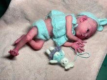 Load image into Gallery viewer, CUSTOM Prototype full body Silicone premature baby doll Amelia (baby girl ) in soft blend with armatures
