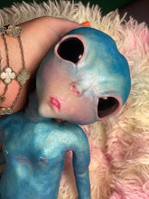 Load image into Gallery viewer, CUSTOM BLUE Full body silicone fantasy alien baby (girl/ boy/ non gender)
