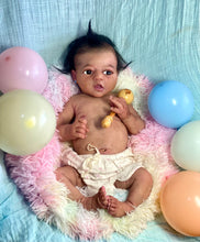 Load image into Gallery viewer, CUSTOM Full body silicone baby girl Zinzi with armatures &amp; HAIR
