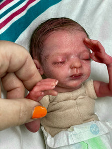AVAILABLE Rooted Reborn premature baby Promise by Marita Winters