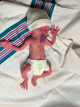 Load image into Gallery viewer, AVAILABLE Full body silicone baby girl crier 12&quot; ROOTED
