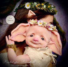 Load image into Gallery viewer, BLANK vinyl kit Bluebell by Viviane Aleluia (includes: vinyl head, full limbs, non gender belly plate, fabric body &amp; SHIPPING)

