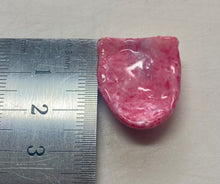 Load image into Gallery viewer, Painted &amp; glazed silicone baby tongue #3 (soft blend platinum cure silicone)
