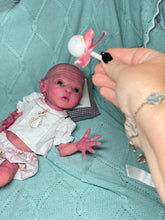 Load image into Gallery viewer, CUSTOM Prototype full body Silicone premature baby doll Amelia (baby girl ) in soft blend with armatures
