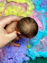 Load image into Gallery viewer, AVAILABLE full body silicone mini kit Paris  10.5” in soft blend with HAIR
