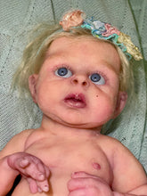 Load image into Gallery viewer, AVAILABLE Full body silicone baby girl Rihanna in soft blend
