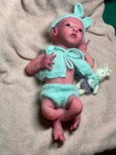 Load image into Gallery viewer, CUSTOM Prototype full body Silicone premature baby doll Amelia (baby girl ) in soft blend with armatures
