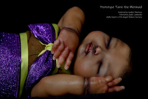 Reborn fantasy vinyl kit Tarni the mermaid by Nadine Dolotova
