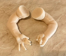 Load image into Gallery viewer, CUSTOM BLANK full silicone limbs from 22-23” Kaito kit by Irina Kondrashova (includes: full silicone limbs only), soft blend platinum cure silicone
