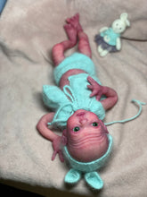 Load image into Gallery viewer, CUSTOM Prototype full body Silicone premature baby doll Amelia (baby girl ) in soft blend with armatures
