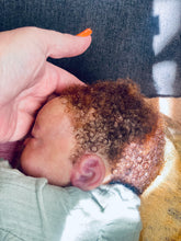 Load image into Gallery viewer, AVAILABLE PROTOTYPE silicone cuddle baby doll Romy soft blend platinum cure silicone WITH HAIR
