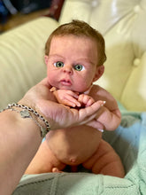 Load image into Gallery viewer, AVAILABLE Full body silicone baby boy Ryan in soft blend
