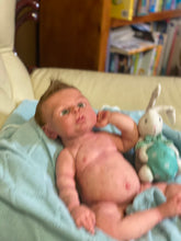 Load image into Gallery viewer, AVAILABLE Full body silicone baby boy Ryan in soft blend
