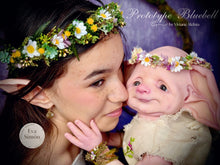 Load image into Gallery viewer, BLANK vinyl kit Bluebell by Viviane Aleluia (includes: vinyl head, full limbs, non gender belly plate, fabric body &amp; SHIPPING)
