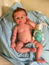 Load image into Gallery viewer, AVAILABLE Full body silicone baby boy Ryan in soft blend
