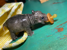 Load image into Gallery viewer, CUSTOM Full body silicone baby Hippo

