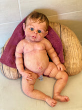 Load image into Gallery viewer, AVAILABLE Full body silicone baby boy Ryan in soft blend
