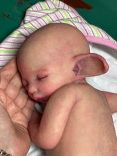 Load image into Gallery viewer, AVAILABLE full body silicone baby fairy LILA in soft blend BALD
