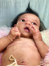 Load image into Gallery viewer, CUSTOM Full body silicone baby girl Zinzi with armatures &amp; HAIR
