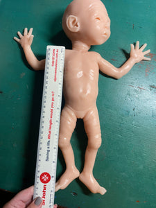 Custom Blank (unpainted) full body silicone premature baby girl kit Amelia (baby girl ) in soft blend