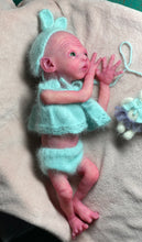 Load image into Gallery viewer, CUSTOM Prototype full body Silicone premature baby doll Amelia (baby girl ) in soft blend with armatures
