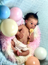 Load image into Gallery viewer, CUSTOM Full body silicone baby girl Zinzi with armatures &amp; HAIR
