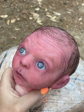 Load image into Gallery viewer, AVAILABLE PROTOTYPE silicone cuddle Ollie in soft blend with HAIR

